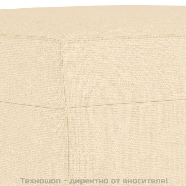 Пейка, кремава, 100x35x41 см, плат