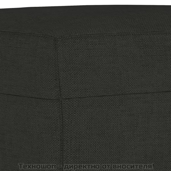 Пейка, черен, 100x35x41 см, плат