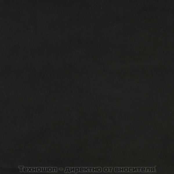 Трапезни столове, 2 бр, черни, кадифе