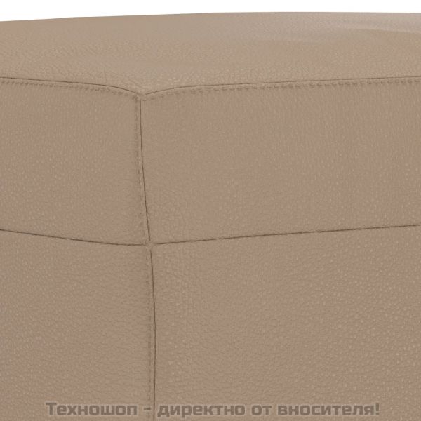 Табуретка, капучино, 60x50x41 см, изкуствена кожа