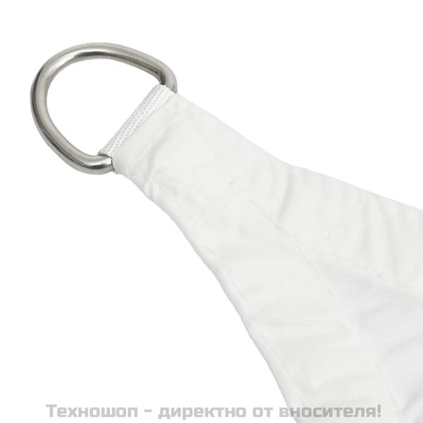 Платно-сенник, Оксфорд текстил, квадратно, 4x4 м, бяло