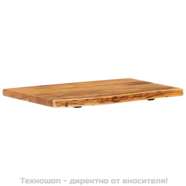 Плот за баня, акация масив, 80x52x3,8 см