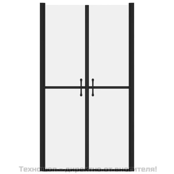 Врата за душ, матирано ESG стъкло, (73-76)x190 см