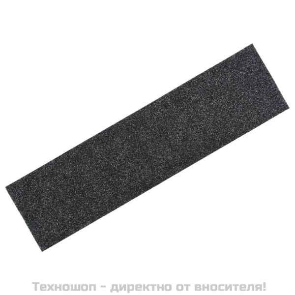 Изтривалки за стълби, самозалепващи се, 15 бр., 76x20 см, сиви, правоъгълни