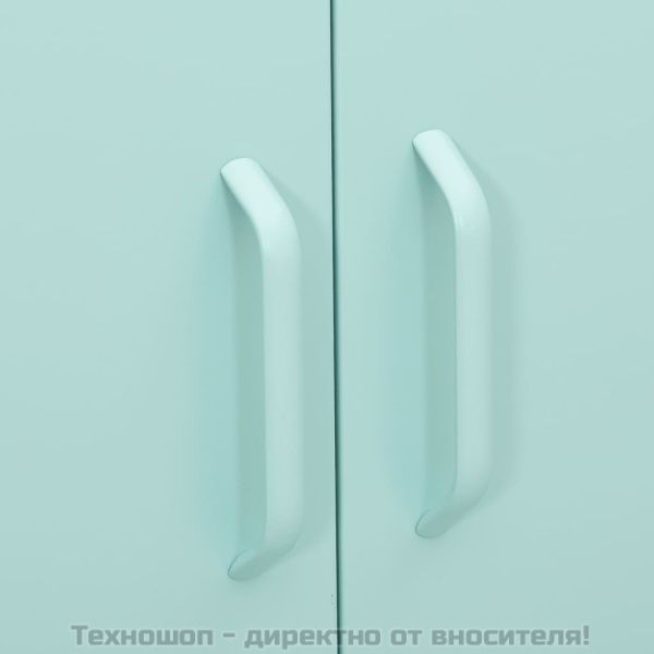 Шкаф за съхранение, мента, 80х35х101,5 см, стомана
