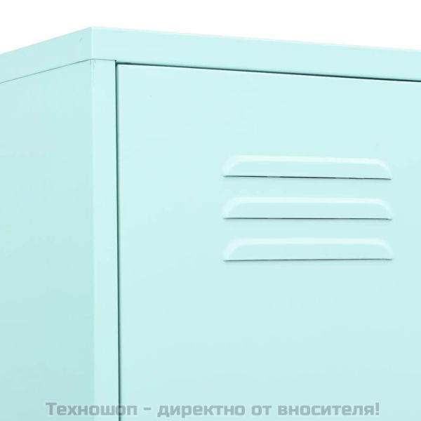 Шкаф с отделения, мента, 35x46x180 см, стомана