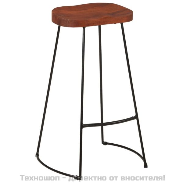 Gavin бар табуретки, 2 бр, 50x40x78 см, манго масив