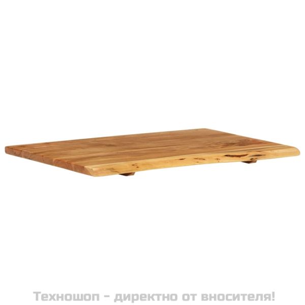 Плот за баня, акация масив, 80x52x2,5 см