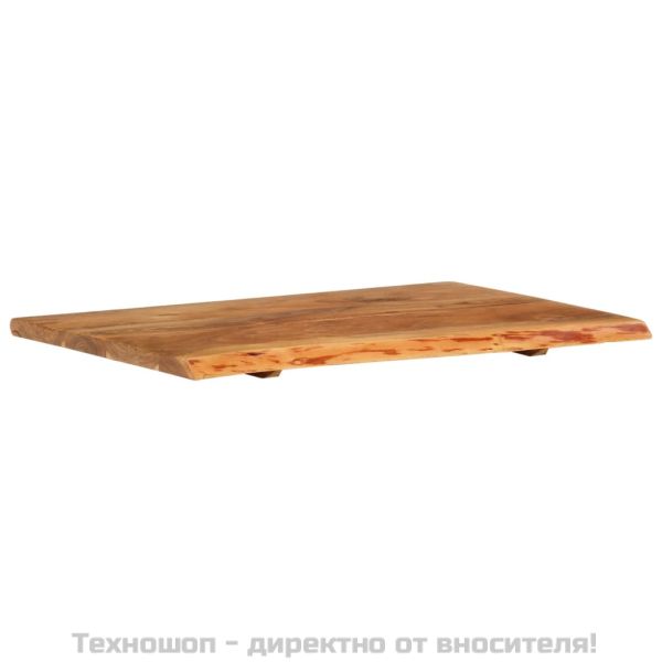 Плот за баня, акация масив, 80x52x2,5 см