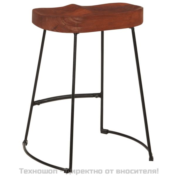 Gavin бар табуретки, 2 бр, 45x38x53 см, манго масив