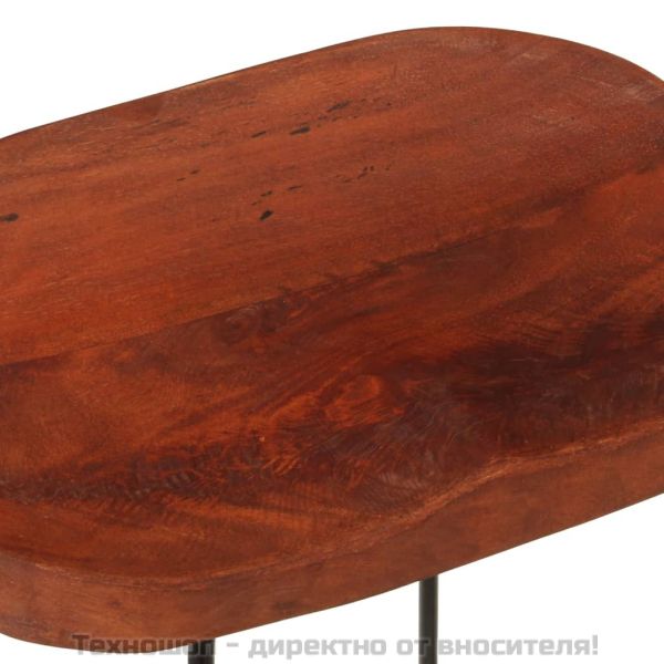 Gavin бар табуретки, 2 бр, 45x38x53 см, манго масив