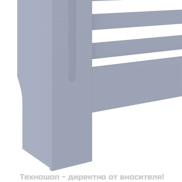 МДФ параван за радиатор, сив, 78 см