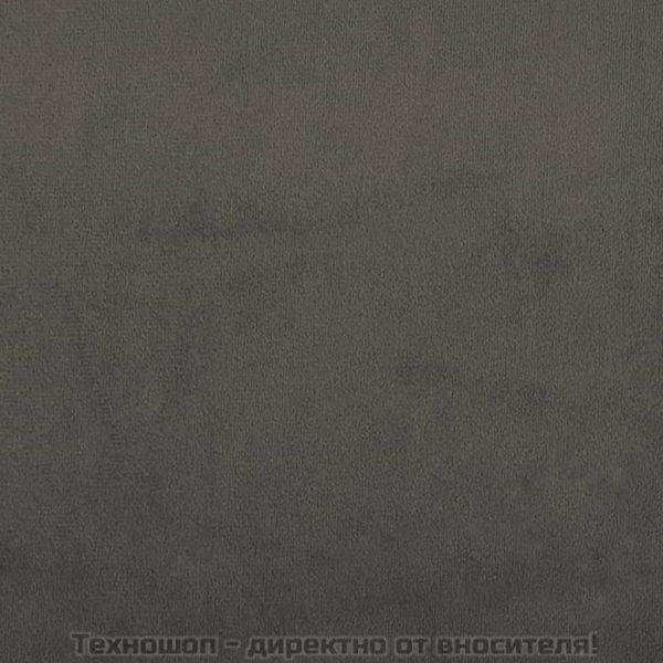 Матрак за легло с покет пружини тъмносив 120x200x20 см кадифе