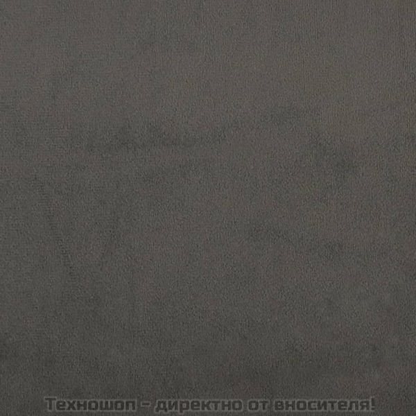 Матрак за легло с покет пружини тъмносив 160x200x20 см кадифе