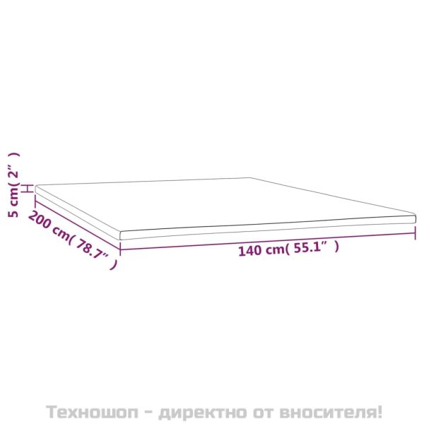 Топ матрак 140x200x5 см