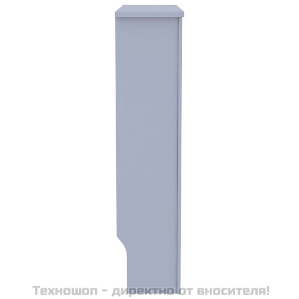 МДФ параван за радиатор, сив, 78 см