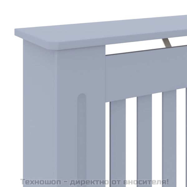 МДФ параван за радиатор, сив, 78 см