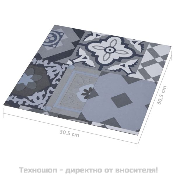 Самозалепващи подови дъски 20 бр PVC 1,86 м² цветни щампи