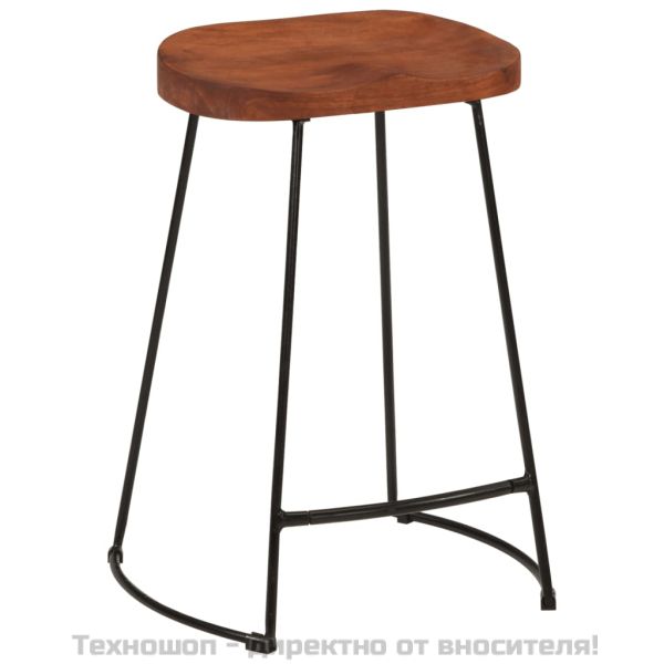 Gavin бар табуретки, 2 бр, 45x40x63 см, манго масив