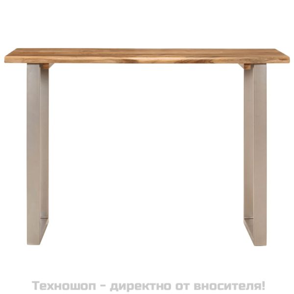 Трапезна маса, 110x50x76 см, акациево дърво масив