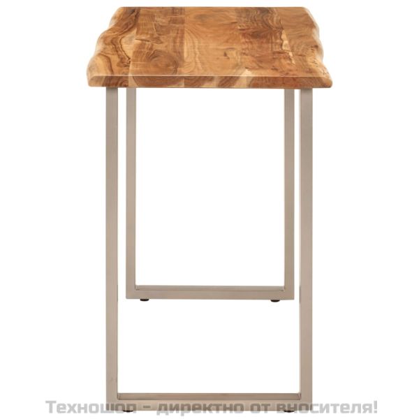 Трапезна маса, 110x50x76 см, акациево дърво масив