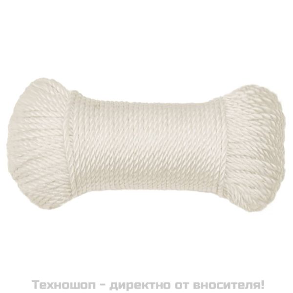 Работно въже бяло 3 мм 500 м полипропилен