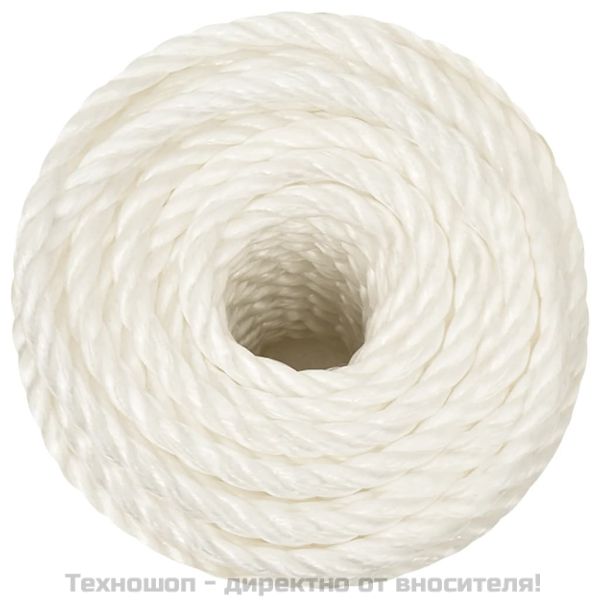 Работно въже бяло 12 мм 500 м полипропилен