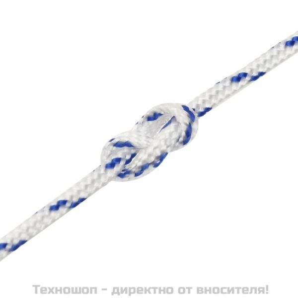 Въже за лодка бяло 2 мм 500 м полипропилен