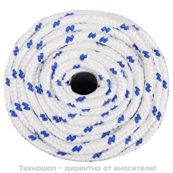Въже за лодка бяло 16 мм 100 м полипропилен