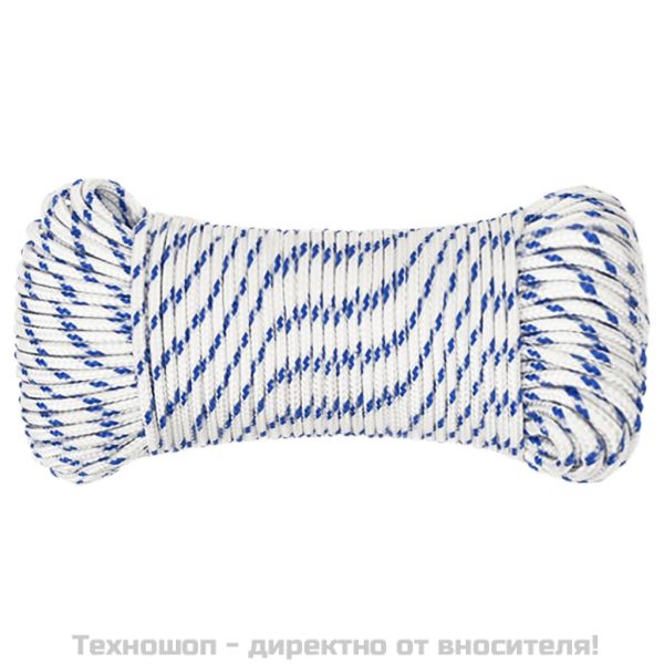 Въже за лодка бяло 3 мм 500 м полипропилен