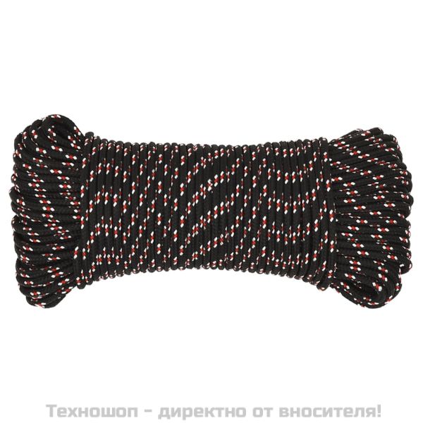 Въже за лодка черно 3 мм 500 м полипропилен