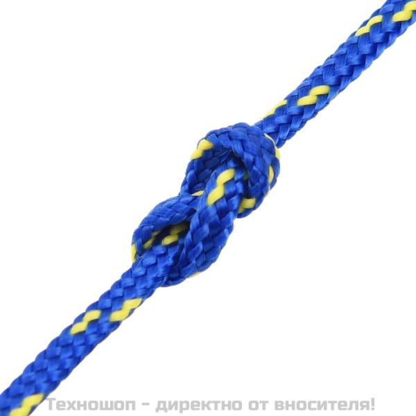 Въже за лодка синьо 2 мм 100 м полипропилен
