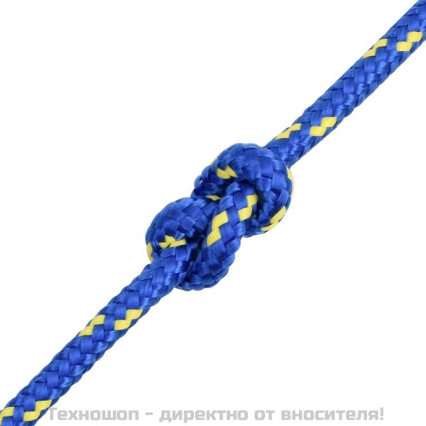 Въже за лодка синьо 10 мм 500 м полипропилен