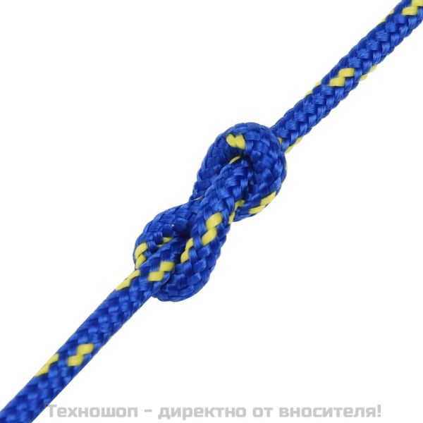Въже за лодка синьо 3 мм 500 м полипропилен