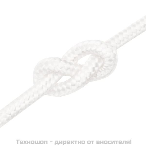 Въже за лодка бяло 12 мм 250 м полипропилен