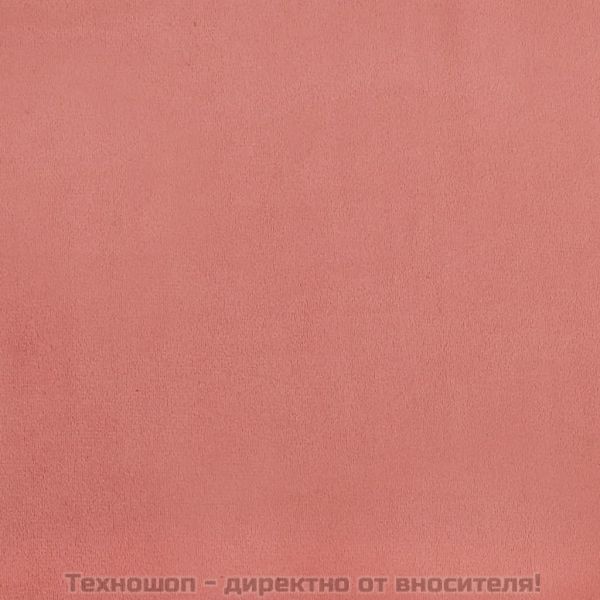 Въртящи се трапезни столове, 4 бр, розови, кадифе