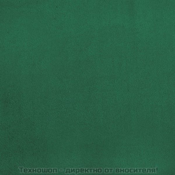 Трапезни столове, 4 бр, тъмнозелени, кадифе