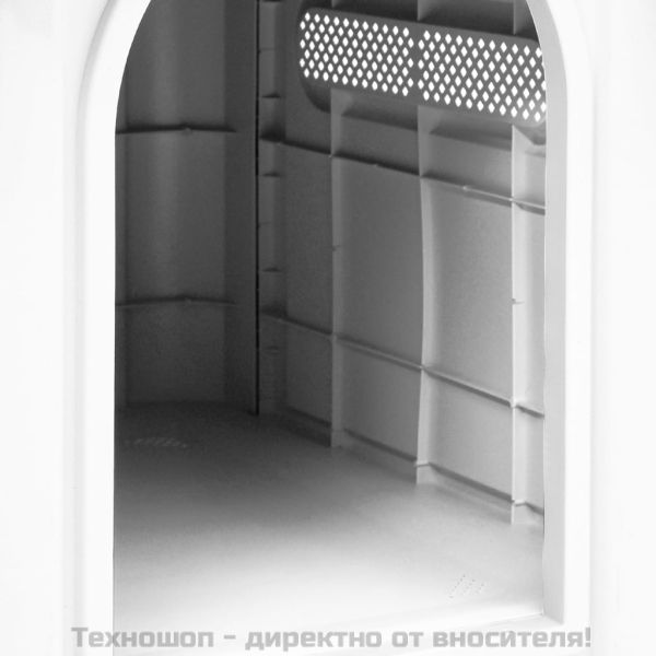 Кучешка къщичка, сива, 59x75x66 см, полипропилен