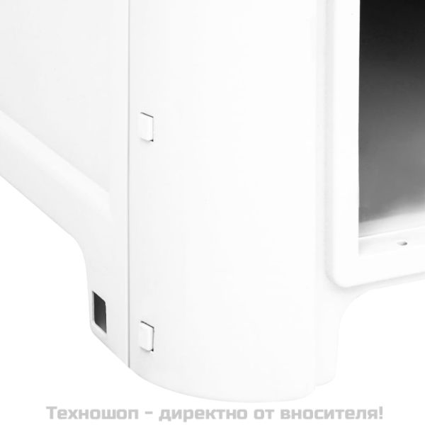 Кучешка къщичка, сива, 59x75x66 см, полипропилен