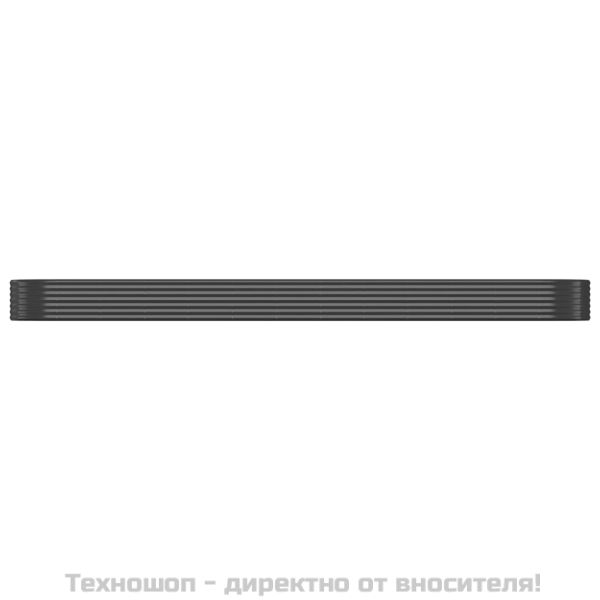 Градинска повдигната леха поцинкована стомана антрацит