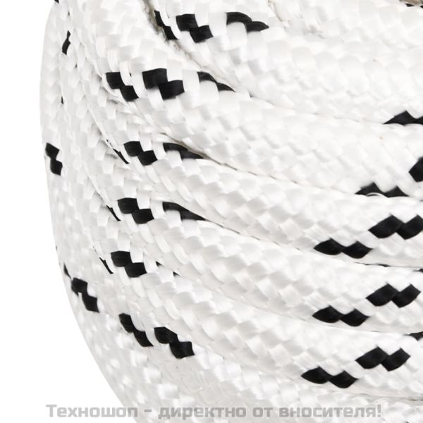 Работно въже бяло 18 мм 100 м полиестер