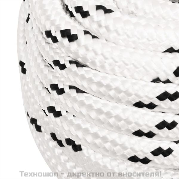 Работно въже бяло 18 мм 50 м полиестер