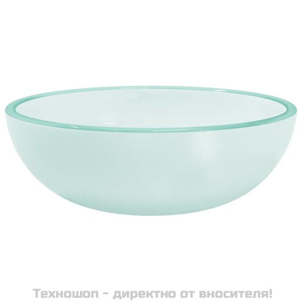 Мивка, закалено стъкло, 35x12 см, матирана