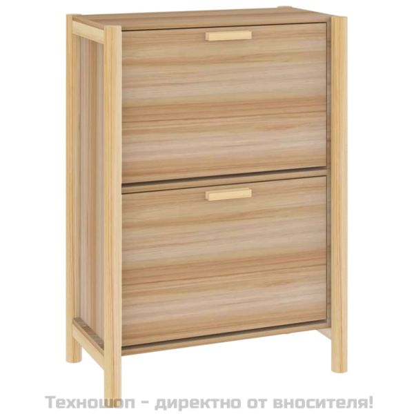 Шкаф за обувки, 57,5x33x80 см, инженерно дърво