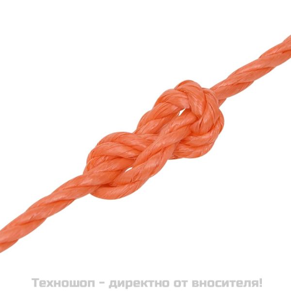 Работно въже оранжево 8 мм 50 м полипропилен