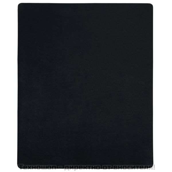 Чаршаф с ластик, черен, 100x200 см, памук