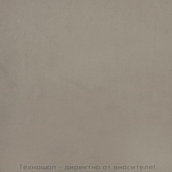 Табуретка, светлосива, 78x56x32 см, кадифе