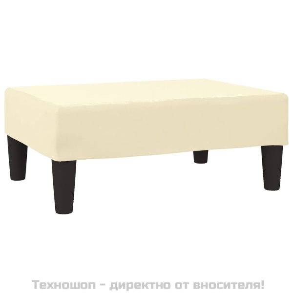Табуретка, кремава, 78x56x32 см, изкуствена кожа
