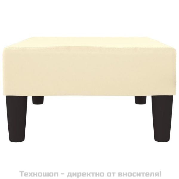 Табуретка, кремава, 78x56x32 см, изкуствена кожа