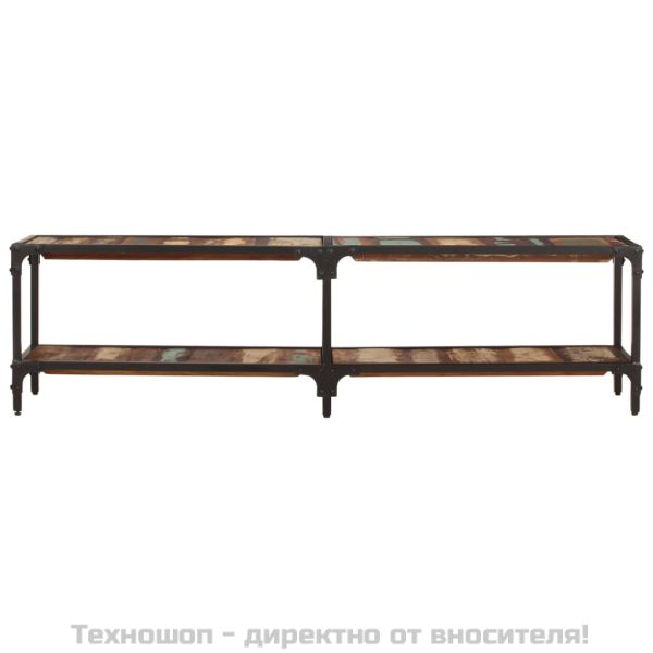 ТВ шкаф, 150x30x41 см, масивно регенерирано дърво